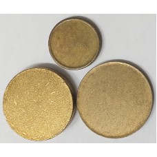 MIXED BLANKS . ALL NICKEL / BRASS . OR . COPPER / NICKEL . 3 ERROR COINS